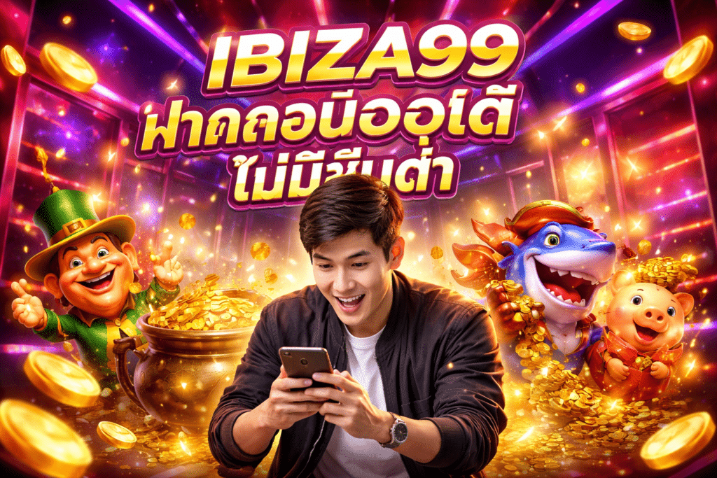 IBIZA99 ฝากถอนออโต้ ไม่มีขั้นต่ำ